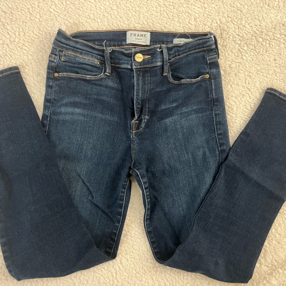 Frame Le High Skinny Crop
